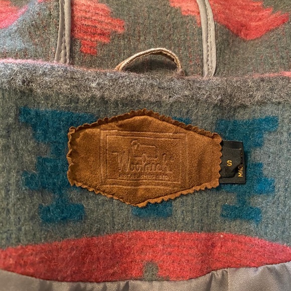 Vintage Woolrich wool Navajo hooded jacket - Picture 11 of 14